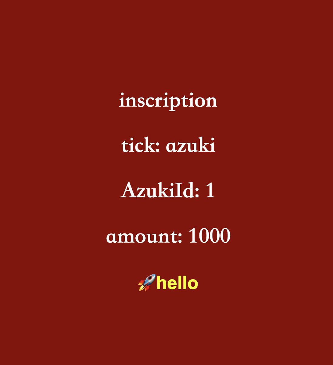 fomo3d_ins's tweet photo. 🚀inscription 2.0 !@azuki  #Inscription https://t.co/lOdYbHqWoi