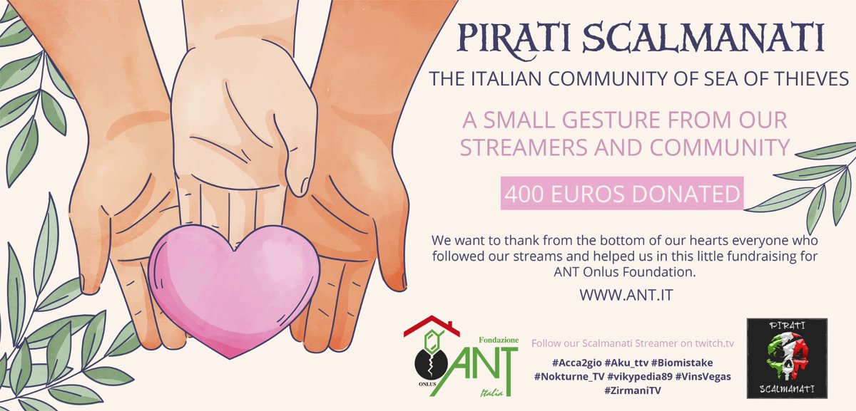 scalmanati's tweet image. Today the Scalmanati charity fundraising comes to an end, a big thank you to everyone who took part of this small, but important gesture.
Cheers🍻🏴‍☠️.
@SeaOfThieves #SeaOfThieves 
@XboxGamePass