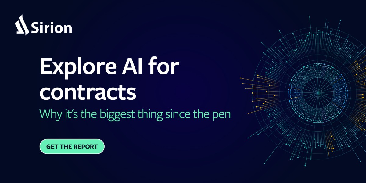 Boost Your Contracting Game with AI! @SirionCLM's new report dives into proven strategies used by industry leaders for transformative contracting. Streamline operations, minimize risks, and make decisions faster.

Get the insights: brnw.ch/21wFMSR