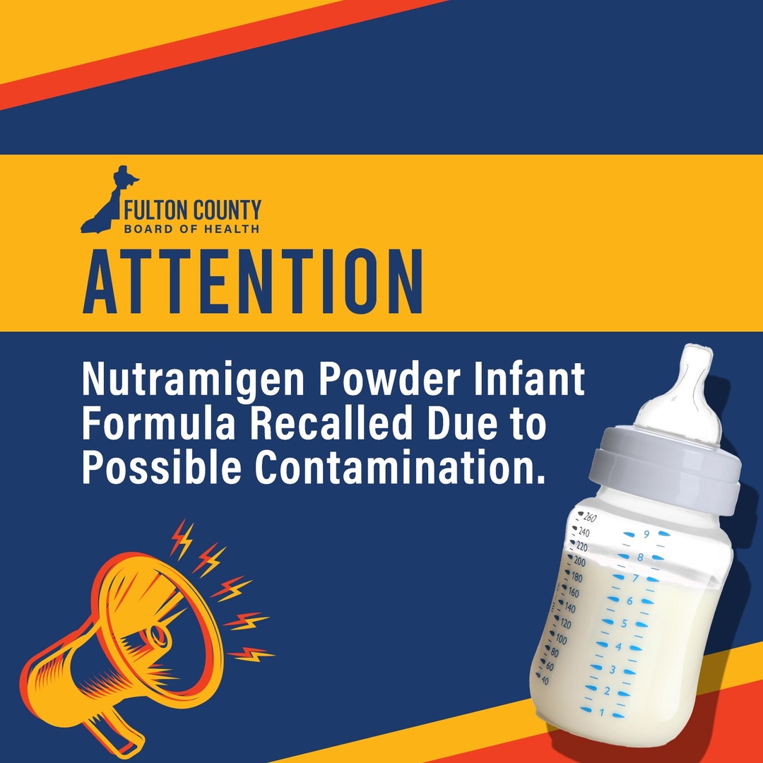 FultonHealth's tweet image. Get more details about the baby formula recall and batch codes here: bit.ly/48iUoIh . Protect yourself and learn more about the services offered by the Fulton County Board of Health at bit.ly/nutramigenreca… 

#formulashortage #formularecal #nutramigenpowder #nutramigen