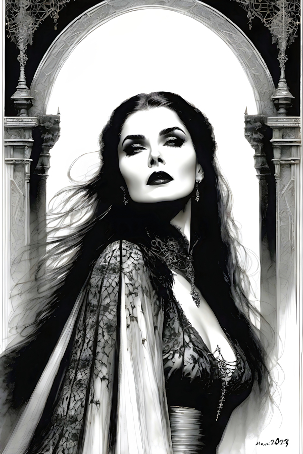 PBWells1's tweet photo. Princess of Darkness: Esmeralda
Yep, still dealing with those gothic horror fantasy urges...
#pbwells #art #characterart #conceptart #digitalart #fantasy #fantasyart #gothic #gothicart #horror #horrorart #deviantart #MageSpace #StableDiffusion #PaintShop #PoserPro https://t.co/t8e8G6M7QA