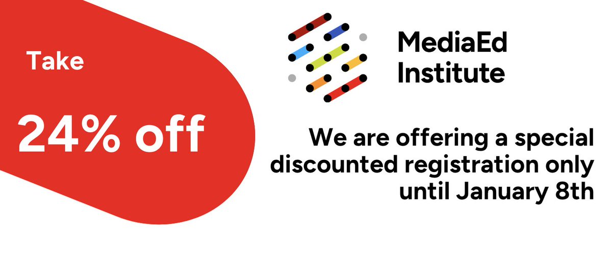 Renee Hobbs (@reneehobbs) on Twitter photo TONIGHT at 6 pm EST! Join us to learn about the keynotes, microcredentials, social events, and anytime learning experiences that are all part of the online the MediaEd Institute that starts January 31st. <a href="/yonty/">Yonty Friesem</a> <a href="/hickstro/">Troy Hicks</a> mediaeducationlab.com/events/learn-a… TONIGHT at 6 pm EST! Join us to learn about the keynotes, microcredentials, social events, and anytime learning experiences that are all part of the online the MediaEd Institute that starts January 31st. <a href="/yonty/">Yonty Friesem</a> <a href="/hickstro/">Troy Hicks</a> mediaeducationlab.com/events/learn-a…