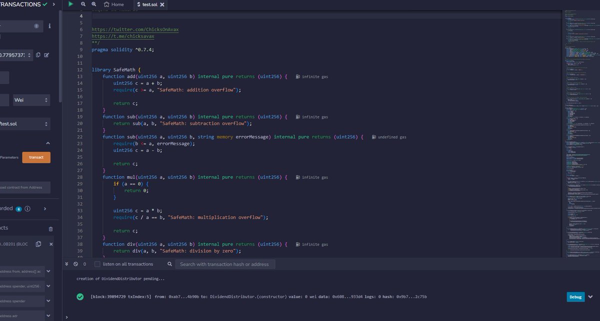 ChicksOnAvax's tweet photo. We will be transparent to the holders later on. For now, we are testing the contract functions properly to avoid any errors in the launch. $CHICKS $COQINU
#AVAXLAUNCH #AVAX #CHICKS #COQINU https://t.co/KgpxiaU1sL