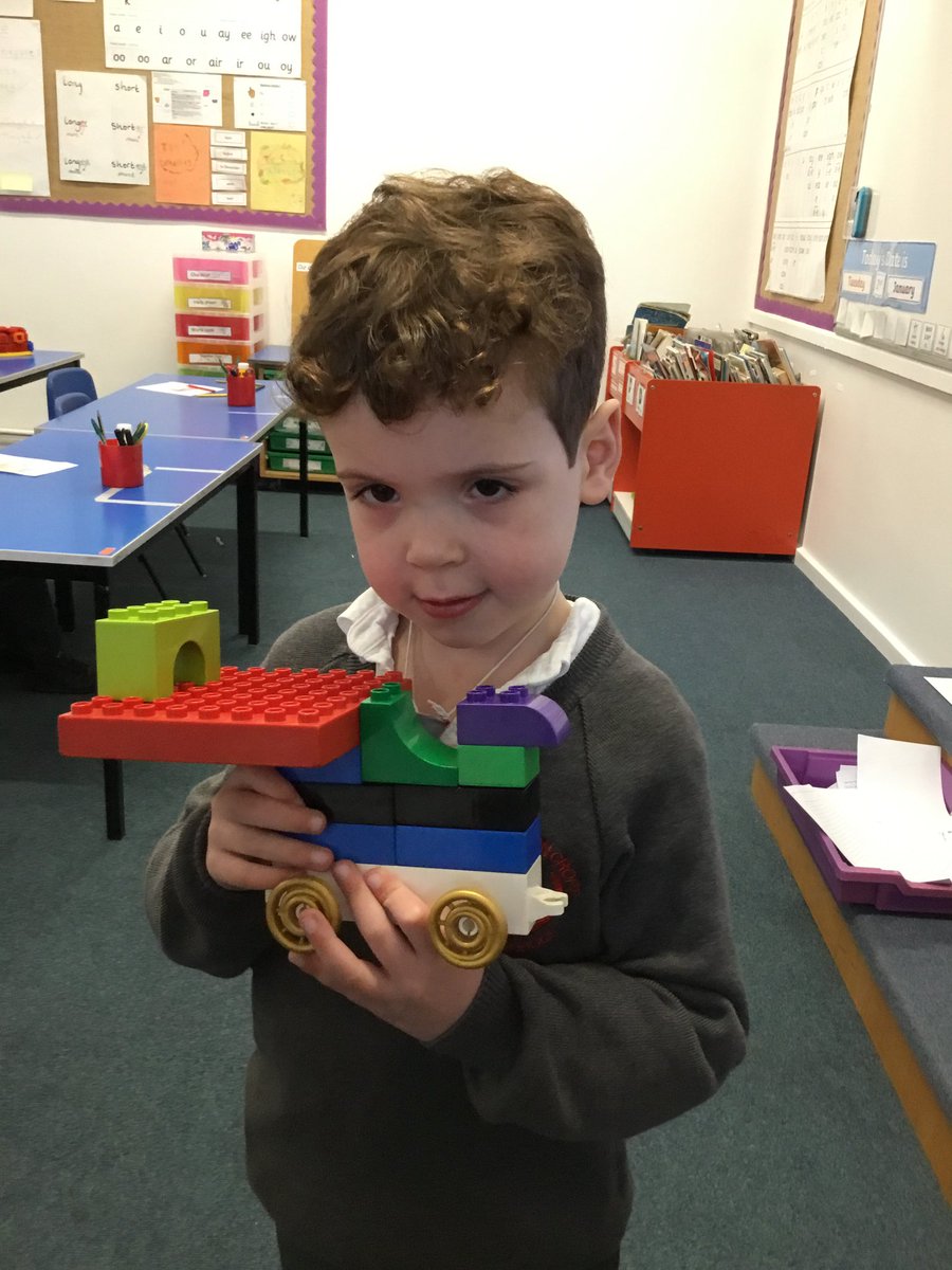 1️⃣ Year 1 enjoyed using the construction equipment to create their own cars as a stunning start to their new Spring project 'How has the invention of cars changed our lives?'