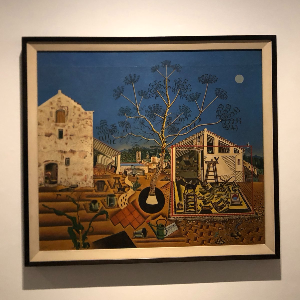 1/18 Avui he anat al Museu Picasso a veure l’exposició sobre Miró-Picasso i sobretot una de les meves pintures preferides: “La Masia” de Joan Miró, que normalment és exposada a Washington i que ara és a Barcelona. Què té aquest quadre que tant em meravella? OBRO FIL.🧵