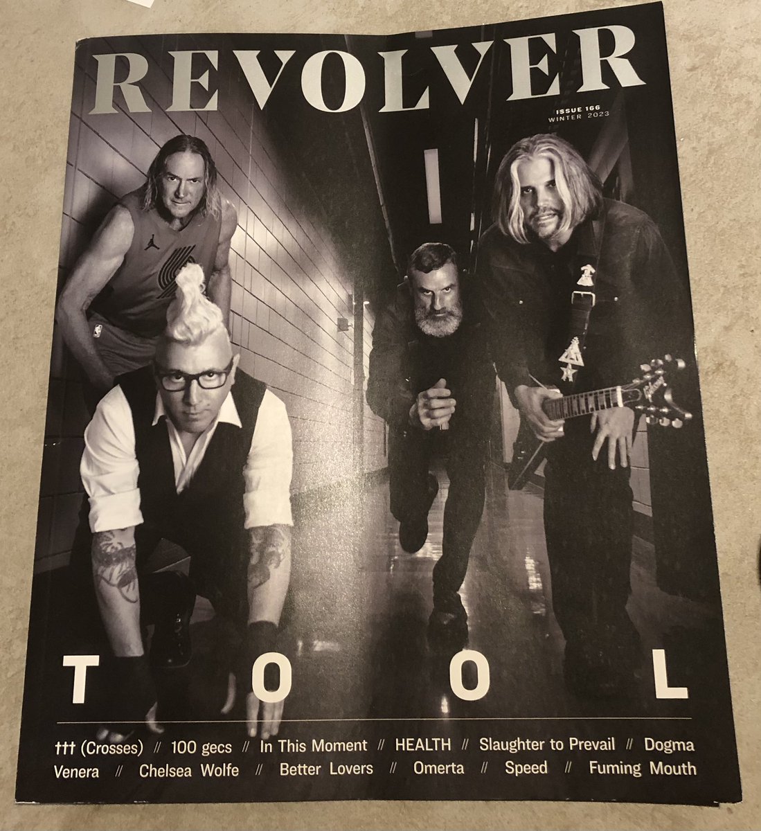 MBerlea's tweet photo. 💥 into the New Year w/ @Revolvermag ♥️♥️♥️ #revolvermagazine #tool
Thank you!! Love reading you!! https://t.co/9hQ8w7oZTc