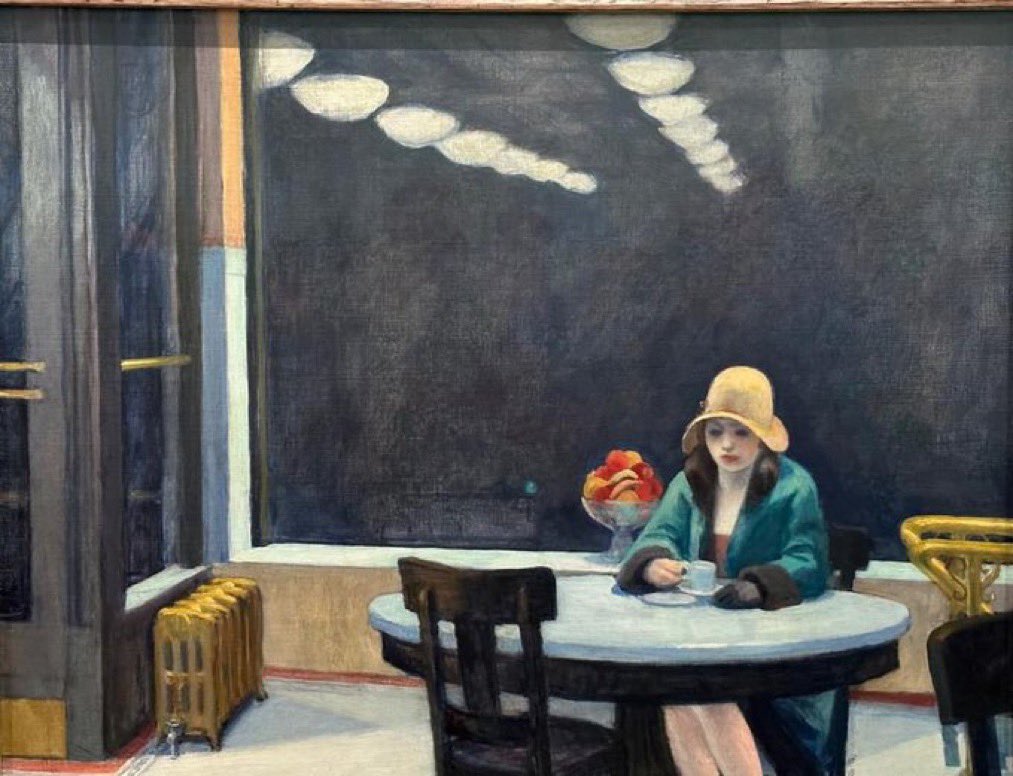allontanarsio's tweet photo. Loneliness in Edward Hopper's paintings https://t.co/D2JjMLCfnU