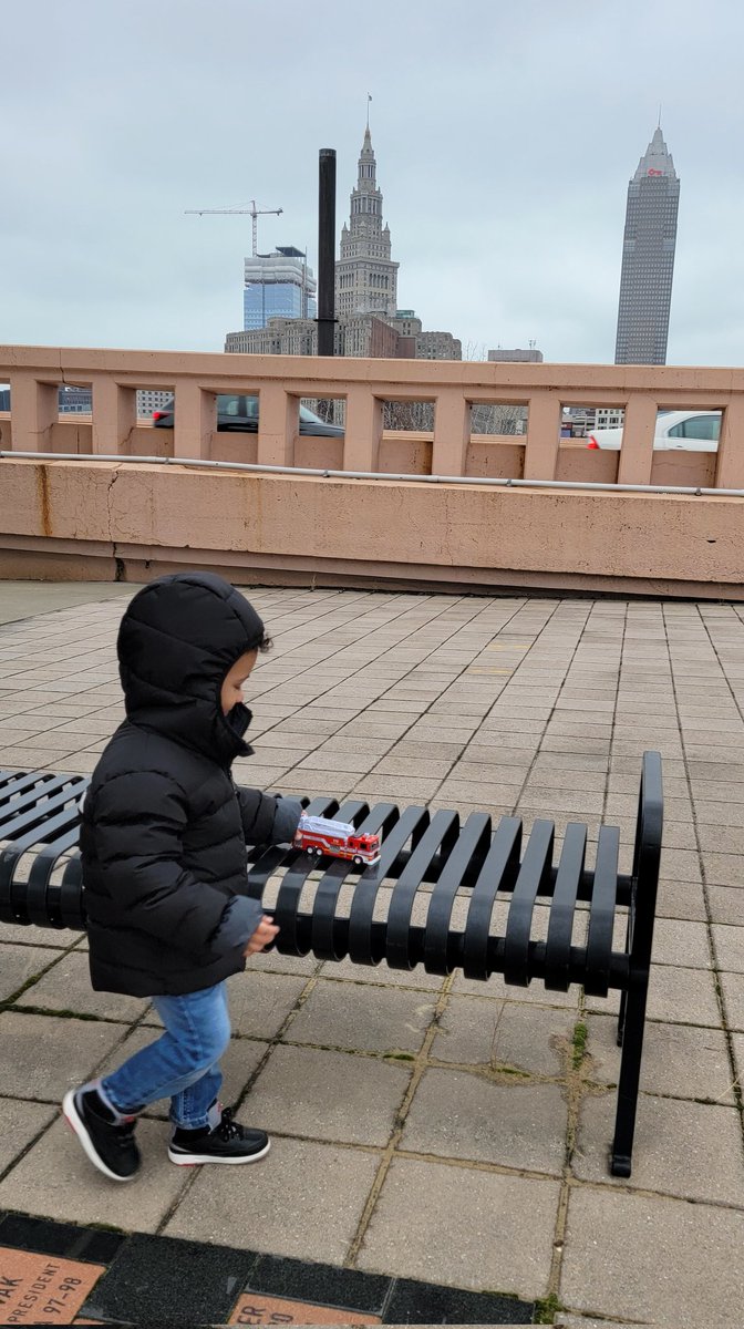 Cleveland Fire Museum for CP2's 3rd birthday
