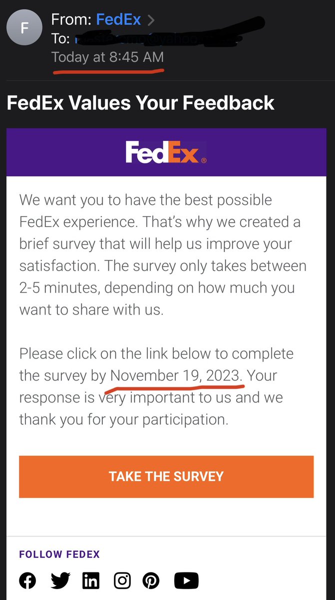 OneofmanyMOs's tweet photo. Well, I’ve got at least one piece of feedback to give… @FedEx https://t.co/5eHvS69WfJ