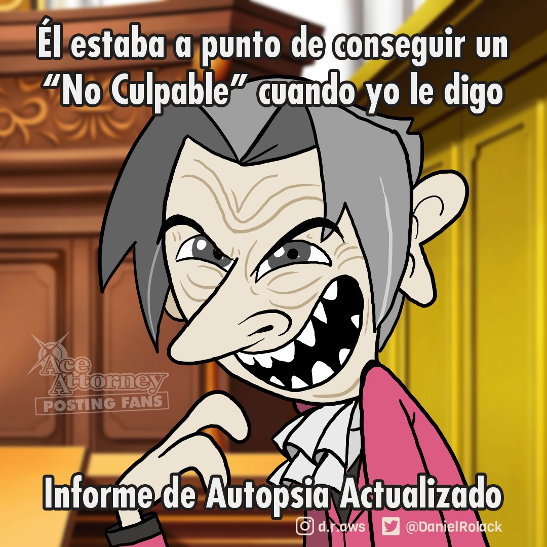 Un clásico 😈

[ #AceAttorney x #KickButtowski ]