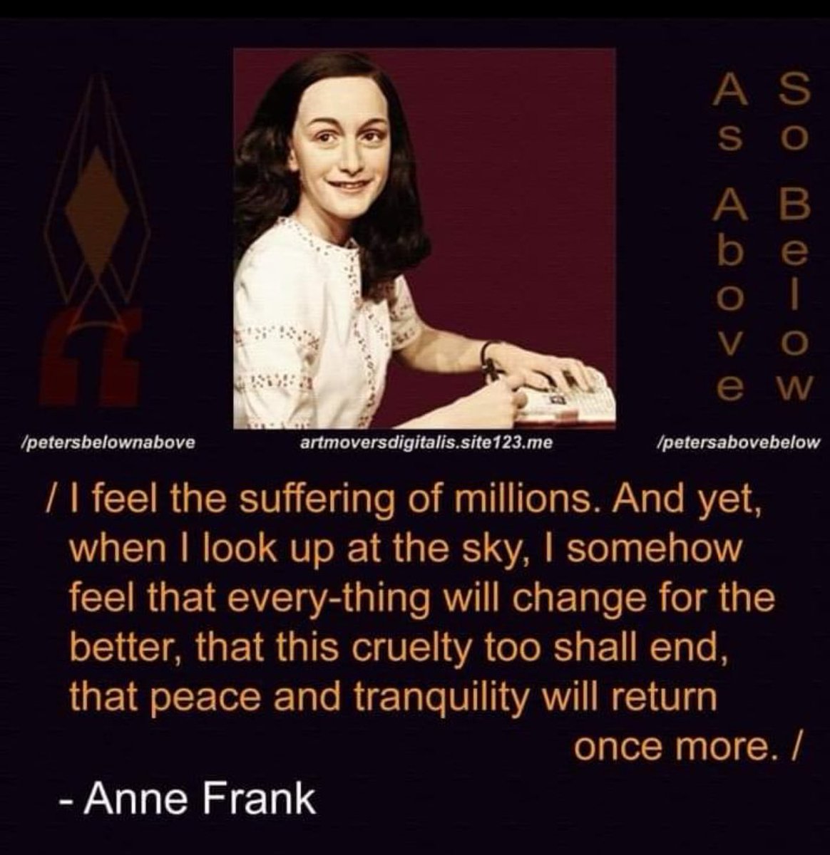 sonnurbabayigit's tweet image. #NoToGenocide #StopWarCrimes #FreedomForEveryone #EqualityNotSuperiority #NoToColonization #NoToOppression #StopGenocideOfPalestinians #SilenceIsCimplicity  #AnneFrank 💔