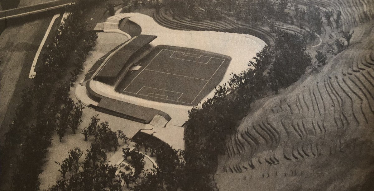 CDUC1937's tweet image. 1980:Se intentó construir estadio en S.Rosa de Las Condes. Municipio se negó. 
1981:Se intenta en terreno de cerro S.Cristóbal(Lo Saldes)
1984:Se concede concesión,se pone 1° piedra,se entregan planos.
1985:Vecinos presionan, municipalidad cierra tema definitivamente.#LosCruzados