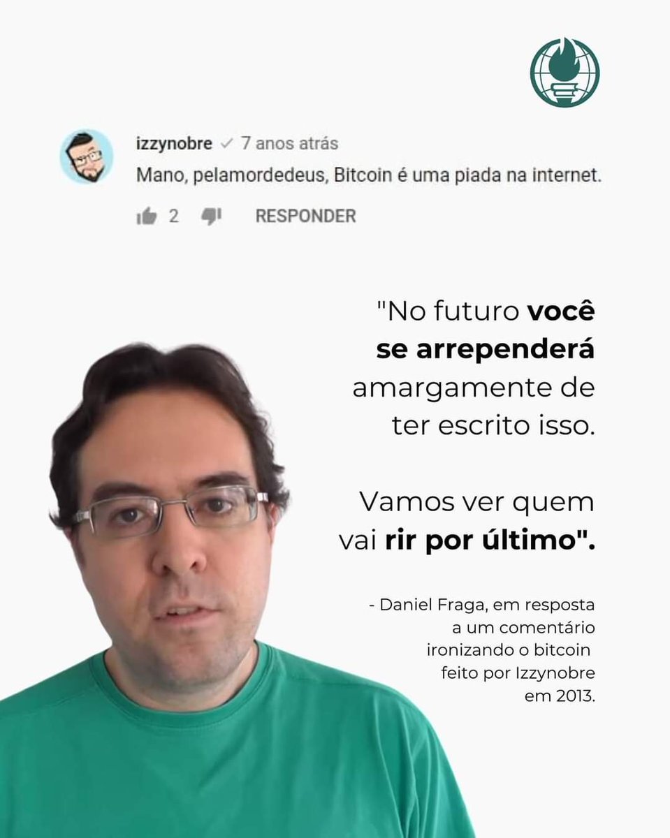 Daniel Fraga vive. #Bitcoin