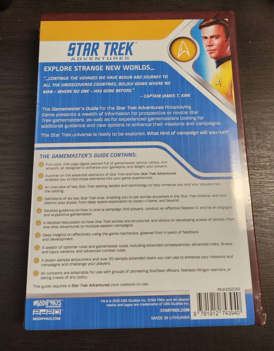 Are you looking to get into GM'ing The Star Trek Adventures RPG?! We have the GM's guide available! And all of our Star Trek items are 30% off!
squeakersgames.com
#startrek #ttrpg #rpg #startrekadventures #smallbusiness