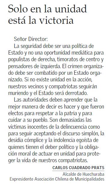 VictorBarrueto's tweet photo. Tiene toda la razón el Alcalde Cuadrado!!! Este tema hay que agarrarlo por los cachos o vendrá un totalitario a hacerlo !🇨🇱 https://t.co/K0aW3ftk0A