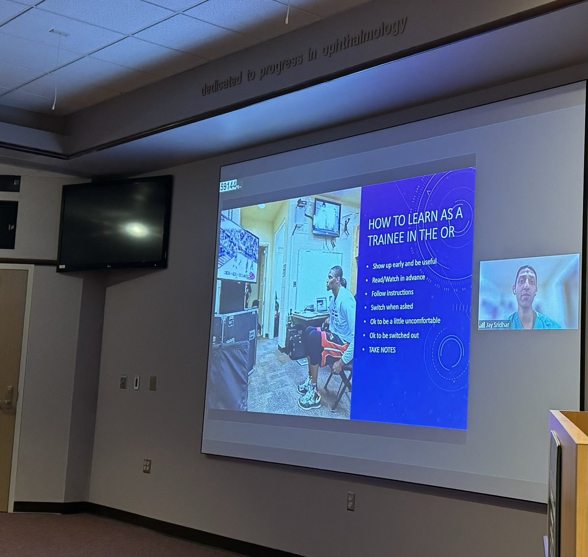 Great presentation this morning at <a href="/uiowaeye/">UIowa Eye</a> by Dr. Jay Sridhar (<a href="/RetinaPodcast/">Retina Podcast</a>) on dealing with/preventing/learning from surgical complications