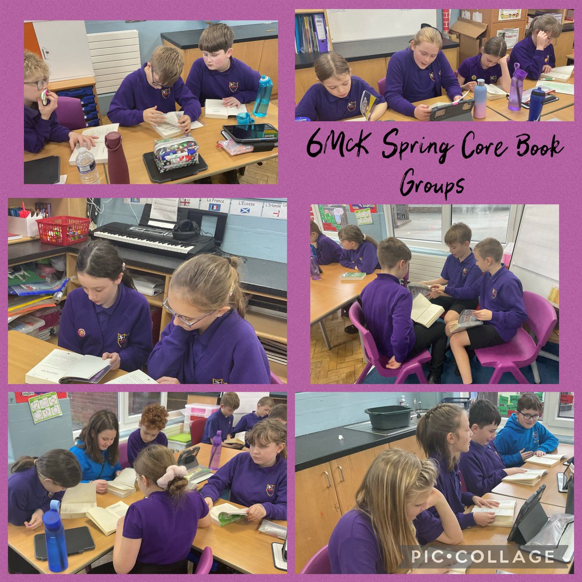 nmcswjs's tweet photo. 📚📚📚6McK Reading our Spring Core Books-watch out for more group reading 📚📚📚@swalneyj https://t.co/j3dlsEqCg9