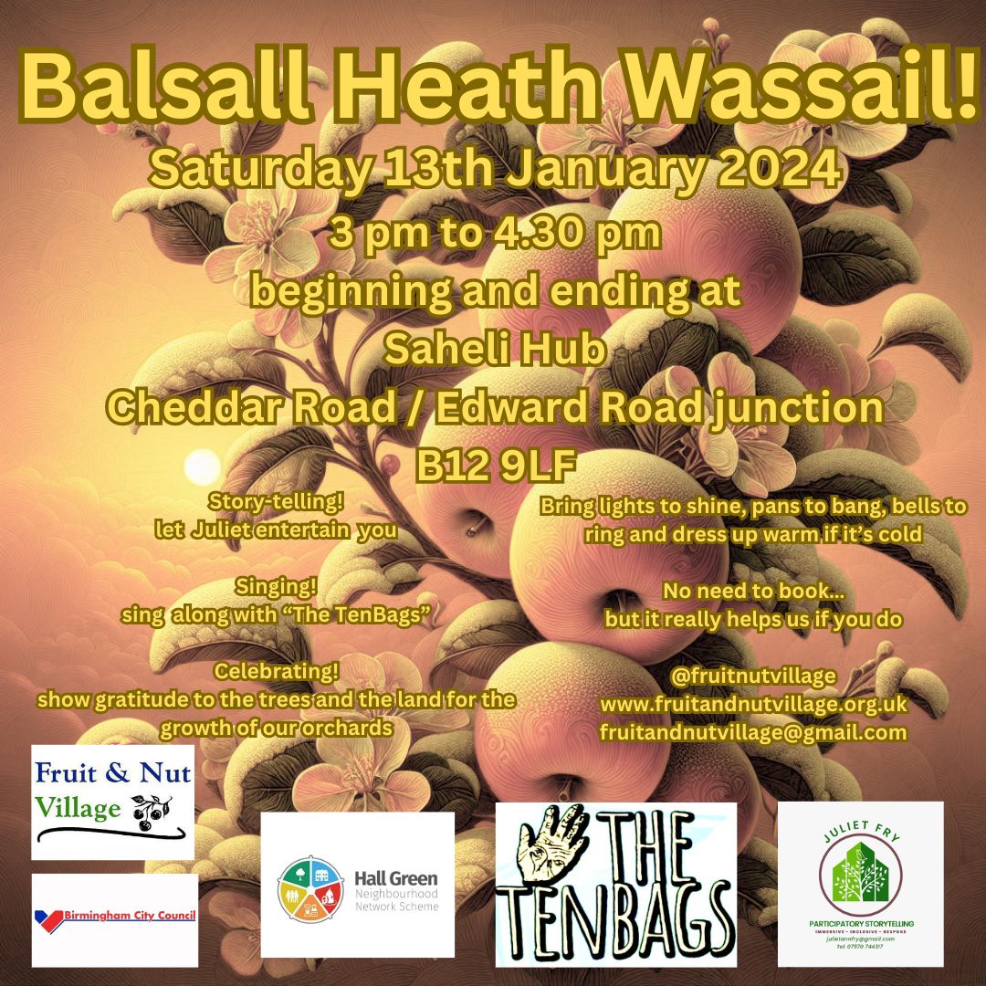 fruitnutvillage's tweet photo. #Wassail #BalsallHeath 13th January 24 https://t.co/UOe6jpPnSw