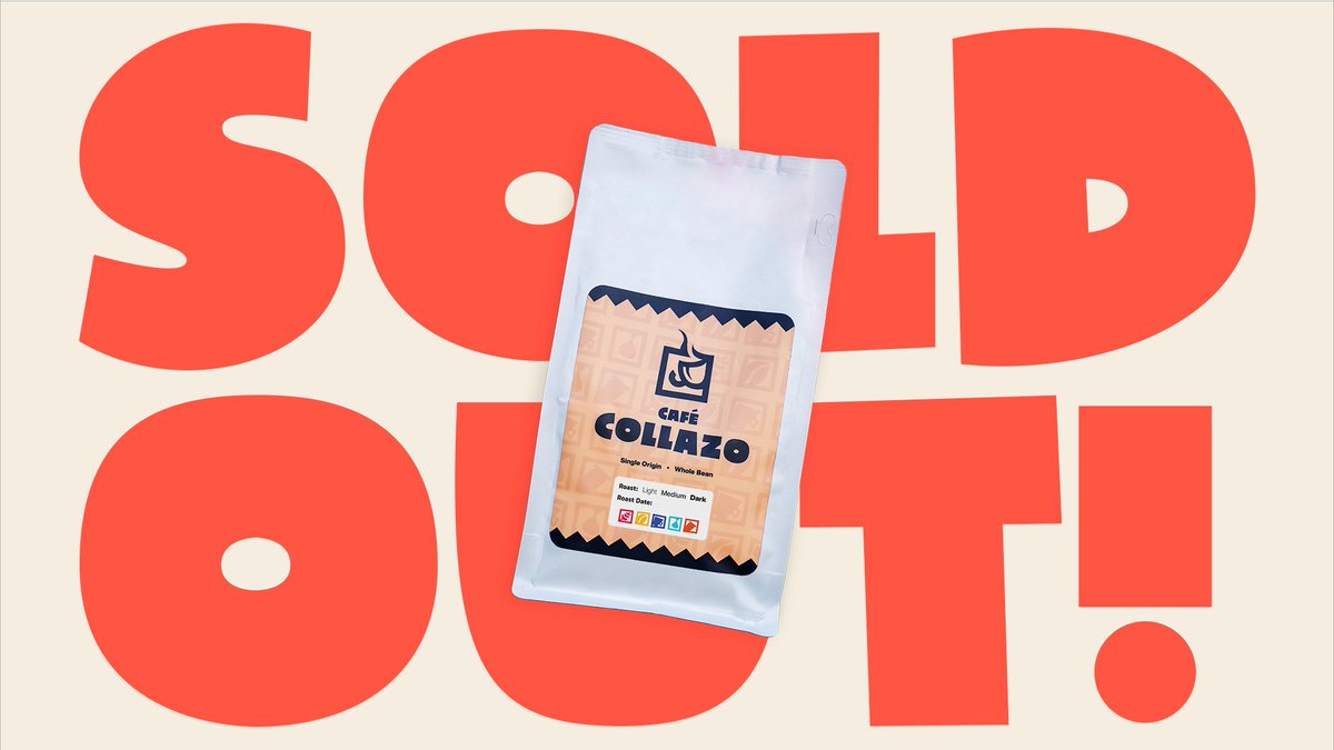 That's Wraps.

Our first season of Cafe Collazo is in the blends!

We're officially sold out of our initial coffee selections. 

Brand new roasts are dropping on the 15th, with a special surprise soon after☕️!