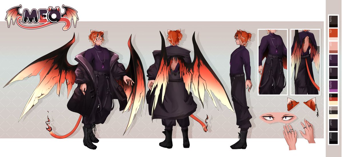 MeoVtuber's tweet image. ✨Re-Introduction✨
Hey Everyone! I am Meo! The hell cat vtuber!

I am a variety streamer that plays a lot of fps and league and other games i find enjoyable

the design is done by @chimeracries 
and the logo is done by @pastel_cerise 

Art tag #MeoNyART
#Vtubers #VtubersEN