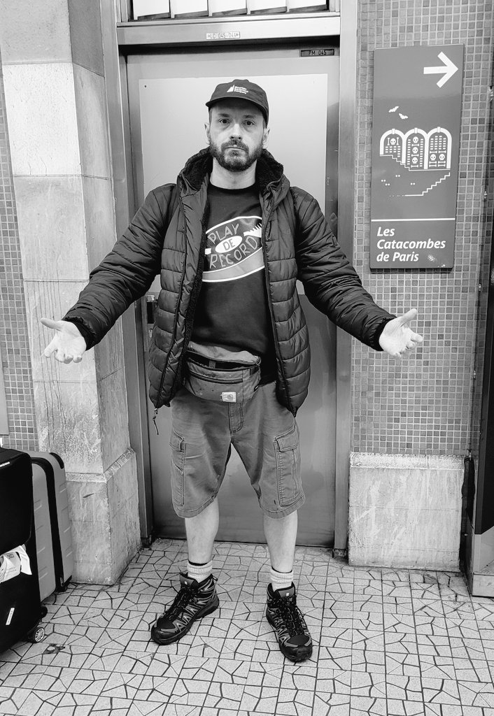 We're out here, Paris Catacombing. Brzowski, Monsieur Sai, and I about to toss a molotov behind your eyes. #rap #hiphop #torontorapper #torontohiphop #emceelife #touring #france #francetour #milledpavementrecords #fourfingerdistro #builduntilimgone