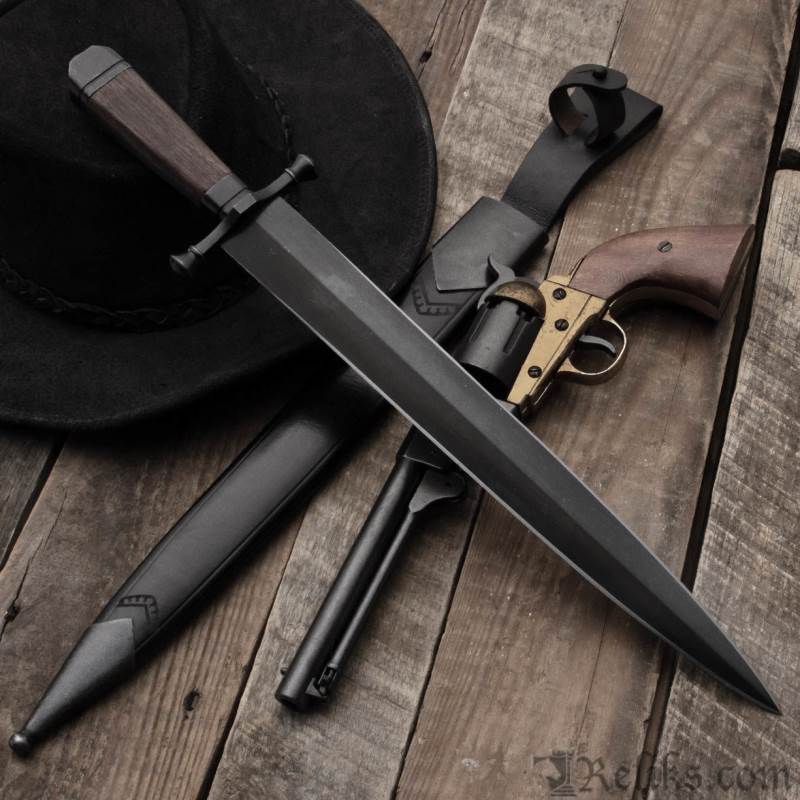reliks_swords's tweet image. This classic knife of the American frontier was designed to be big, intimidating, and effective against threats in the American wilderness. 

reliks.com/18382

#arkansastoothpick #arkanasas #toothpic #knife #knives #knifecollector #battlecry #highcarbonsteel #battleready