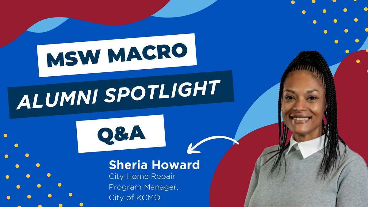 KUSocialWelfare's tweet photo. Sheria Howard earned her MSW with a macro specialization in 2018. Today she works as the city home repair program manager for @KansasCity.

Read about how Howard uses her degree in work today: https://t.co/P6YBJucZDV

#KUalumni #KUSSW https://t.co/iJWHblLW14