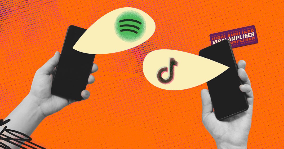 ViralAmplifier's tweet photo. Spotify o TikTok ¿Cuál elegir? En este hilo te contamos qué factores debes considerar antes de seleccionar la plataforma digital para tu estrategia de marketing. 🧵👇 https://t.co/nOZ4Cq9X55