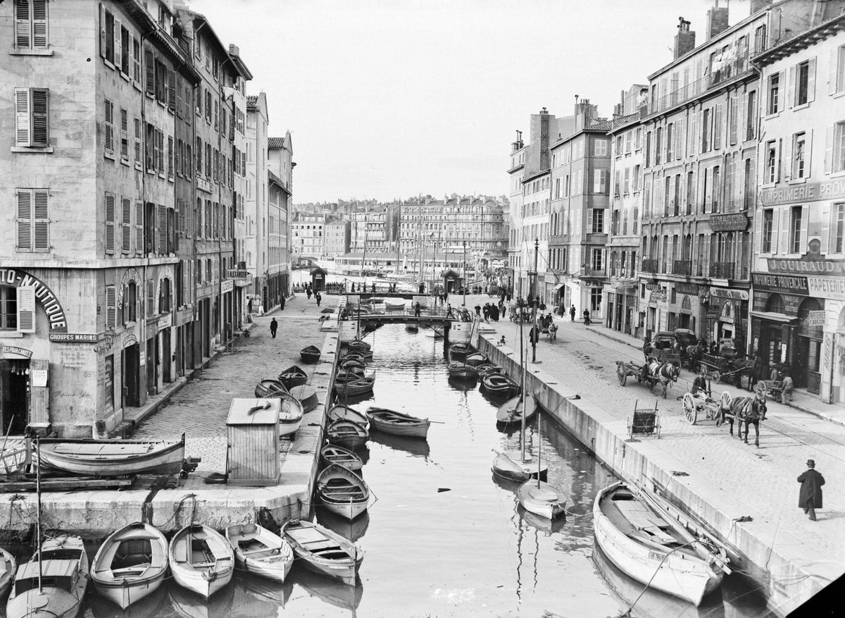DavidLaMars's tweet photo. Le canal de la Douane vers 1900-1910. L'actuel cours Jean Ballard
Fonds photographique Édouard Cornet (1861-1930)
Archives de #Marseille https://t.co/heFdpr5Uno