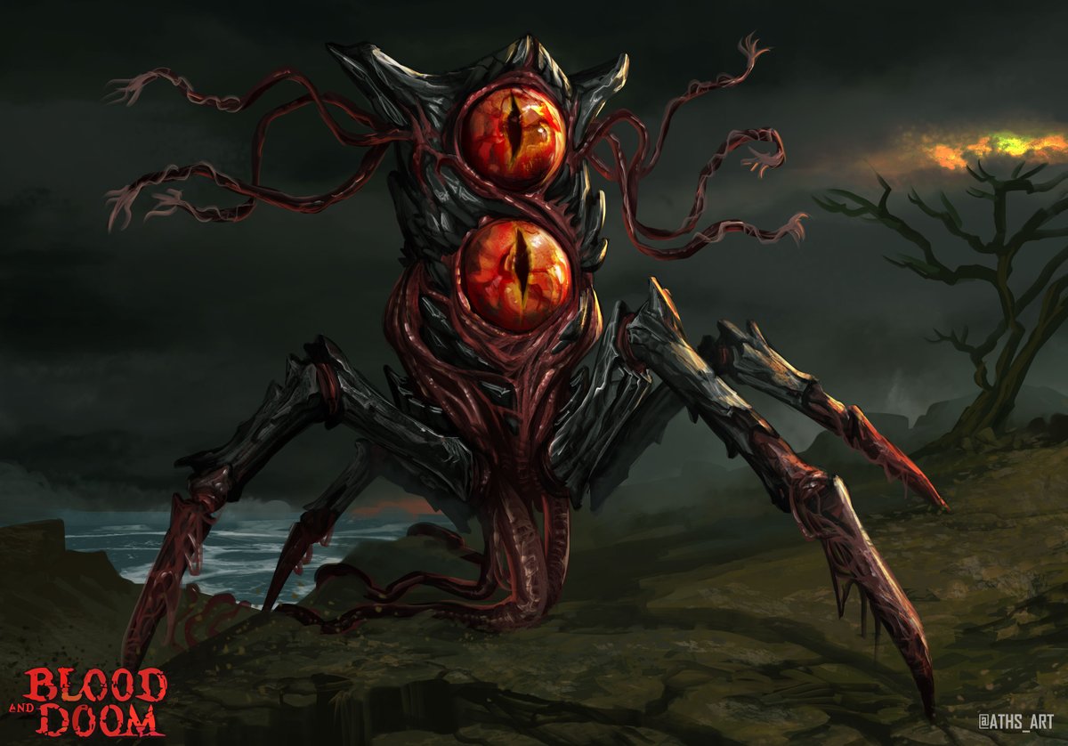 Aths_Art's tweet image. Sentry
Artwork for Blood and Doom a TTRPG from Dicetale Games.
Check them out here: dicetalegames.com
@dicetalegames #darkfantasy #creaturedesign #illustration