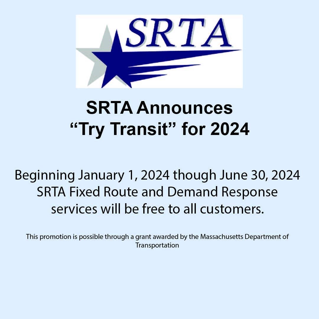🔔 Do you use SRTA bus or on-demand service? Have you considered trying it out?  🔔 Until June 30, you can ride any SRTA bus route or van for FREE!
For more info visit: srtabus.com