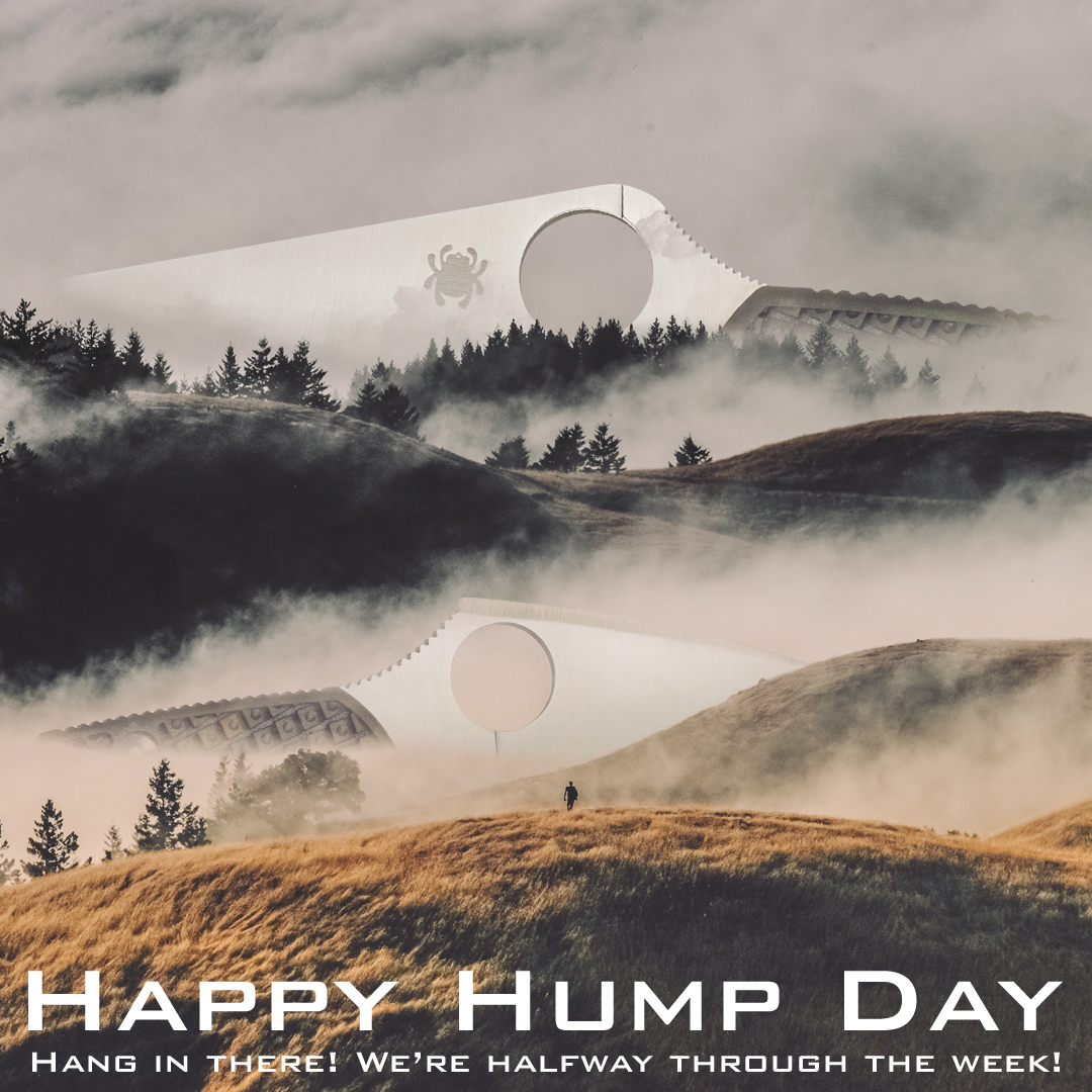 SpydercoKnives's tweet image. You&apos;re halfway through the week!  Happy Hump Day!  #Spyderco #SpydercoKnives