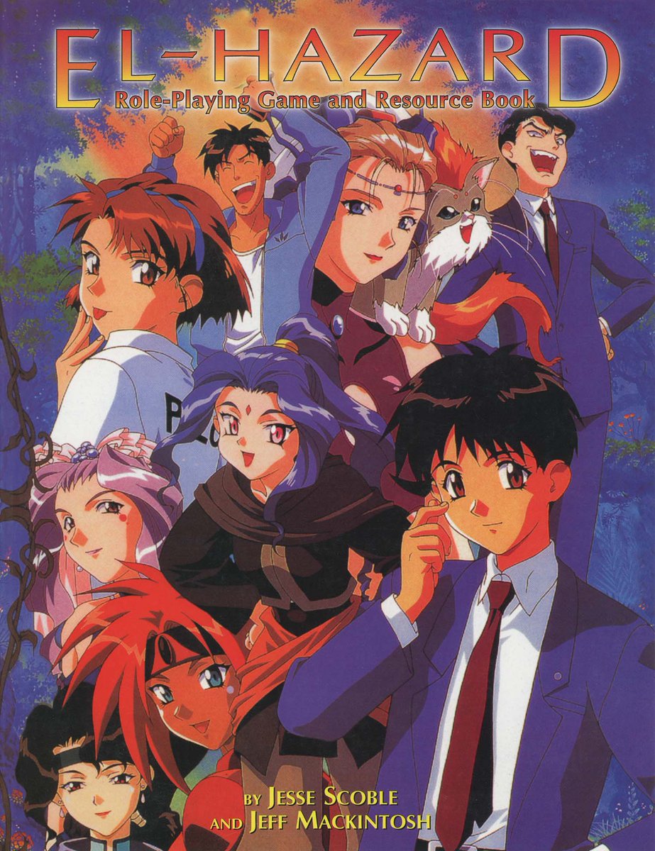 TenchiForum's tweet photo. New year, new stuff! Tenchiforum presents the entire #elhazard rpg book scanned and OCR'd for the first time! This book pairs perfectly with the Tenchi ones and even has a crossover campaign!
Read &amp; DL: https://t.co/6cRIbrHEib
Read about: https://t.co/wpyEDM0vd6 https://t.co/YwWGuKb687