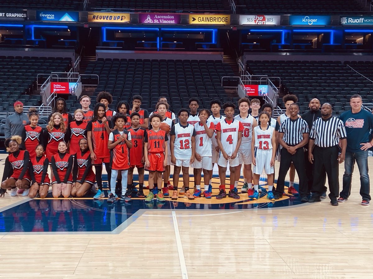 NMS_MCS's tweet image. Our Northside 8th grade Boys Basketball team competed today at the Gainbridge Field house against Anderson Highland!  The victorious Titans dominated the Scots with the final of 55-22. Special thanks to the Indiana Pacers!  #northsidetitans #mcs #indianapacers