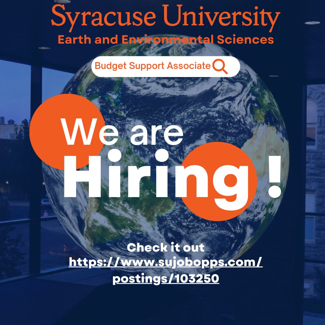 We're hiring! Current staff position opening: Budget Support Associate Check it out! sujobopps.com/postings/103250