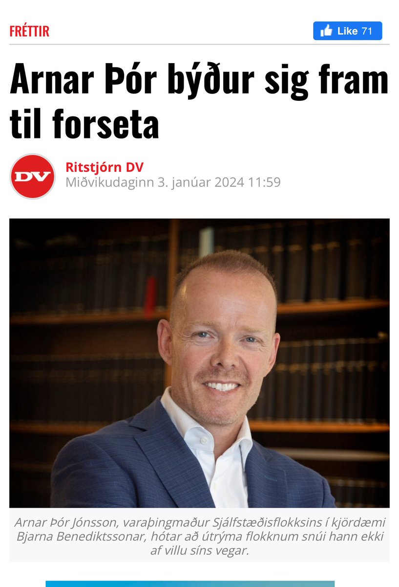 Árni Helgason tweet media