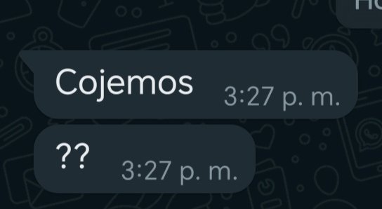 dwd507's tweet photo. Este es el chat que todos quieren recibir https://t.co/q5dADl0VAC