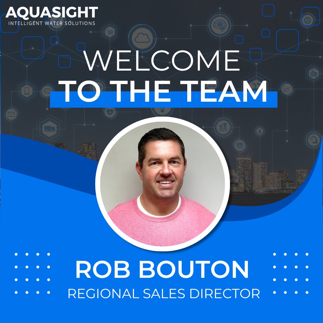 Excited to welcome Rob Bouton to the #Aquasight team as our new Regional Sales Director! With his proven success and strategic expertise, Rob is ready to propel our Midwest and Southeast regions forward. Here's to a future of growth and innovation! 🌊 #WelcomeRob #DigitalWater