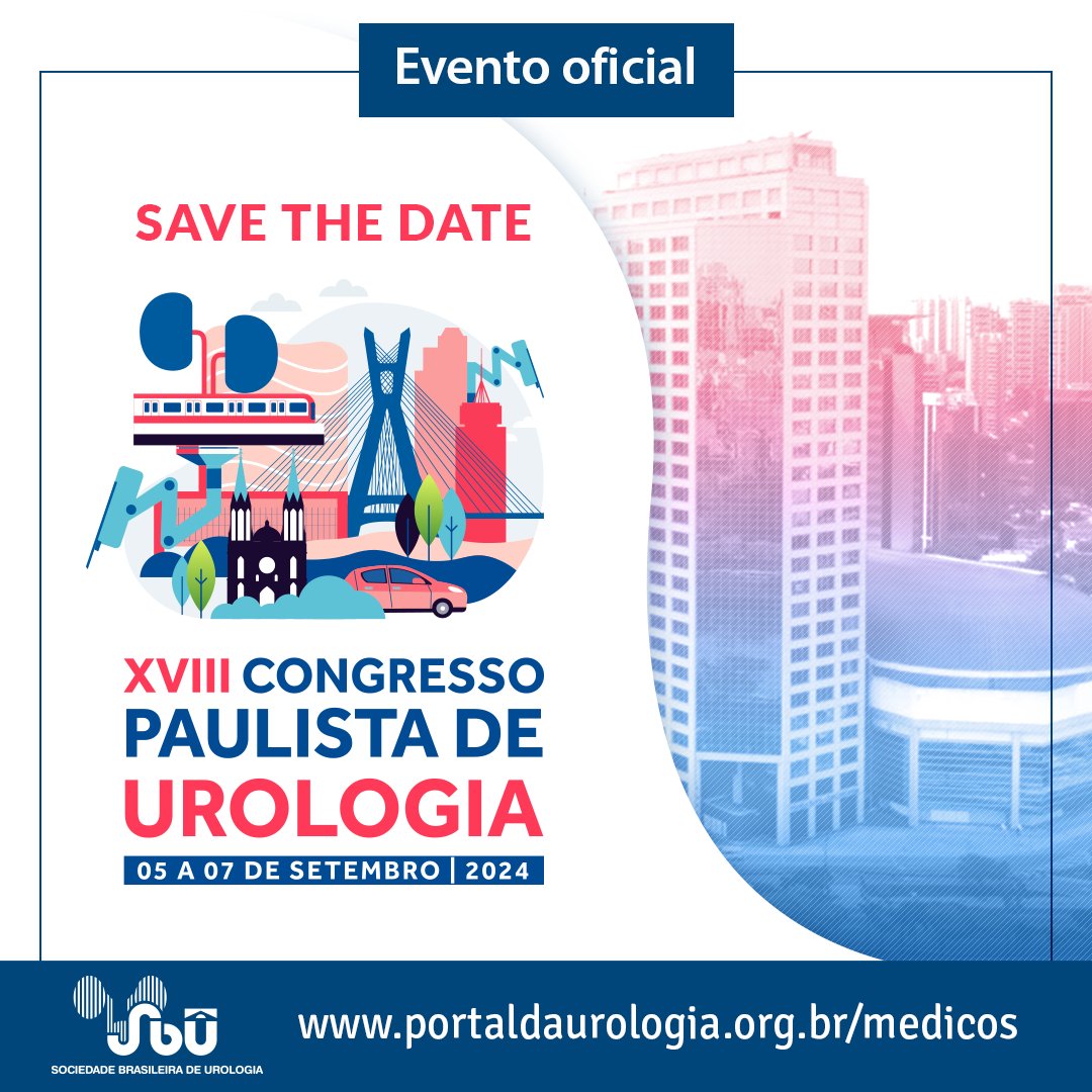 Faça parte do CPU 2024, um dos maiores eventos de urologia da América Latina!

📌O XVIII Congresso Paulista de Urologia será realizado entre os dias 05 e 07 de setembro no World Trade Center, em São Paulo.

Marque na sua agenda!

#sbu #savehedate #cpu2024