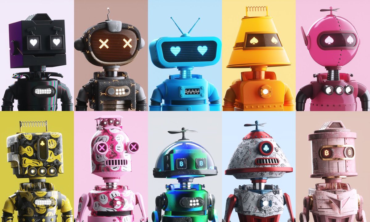 Been a while since I’ve flexed my <a href="/AlphabotSociety/">AlphaBot Society🤖</a> Faction Master squad. Let’s see some bots in the comments 👇🏼