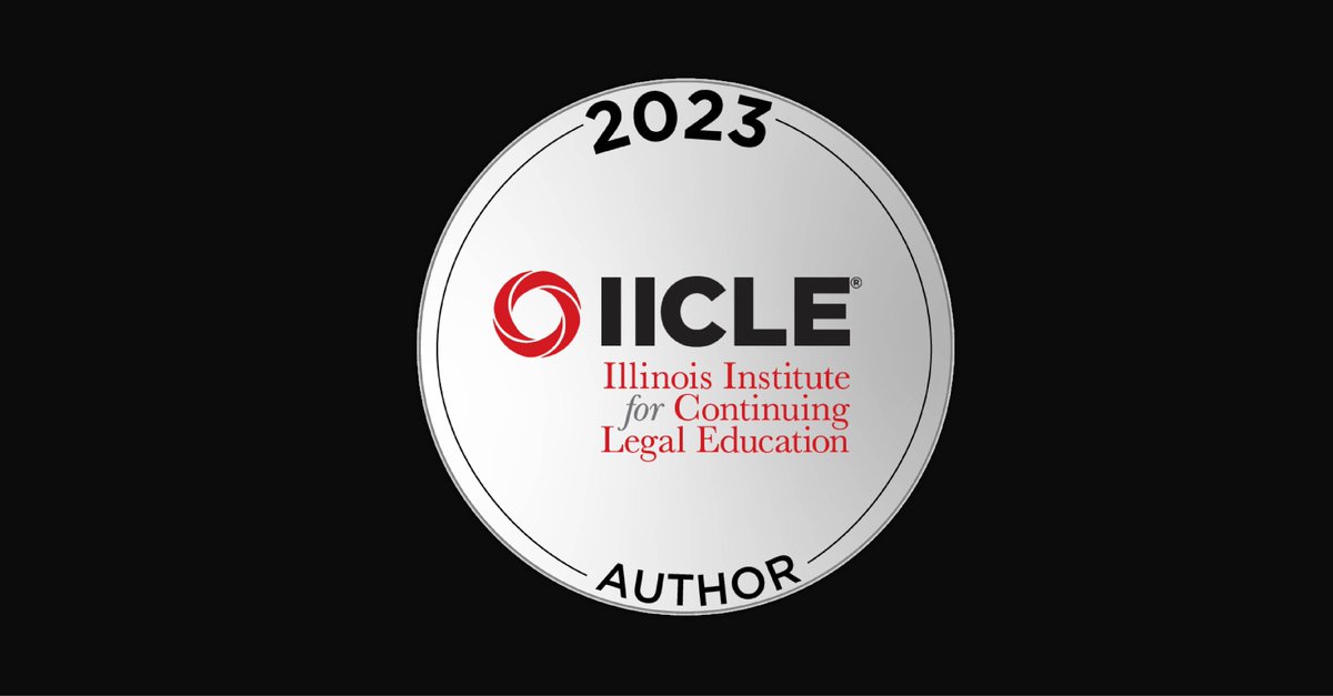 #MuchConstruction attorneys Scott Fradin and Patrick Barnett authored the “Representing the Architect” chapter of Representing the Parties to a Construction Project 2024 Edition, a handbook for the Illinois Institute of Continuing Legal Education (IICLE): bit.ly/3H4Hode