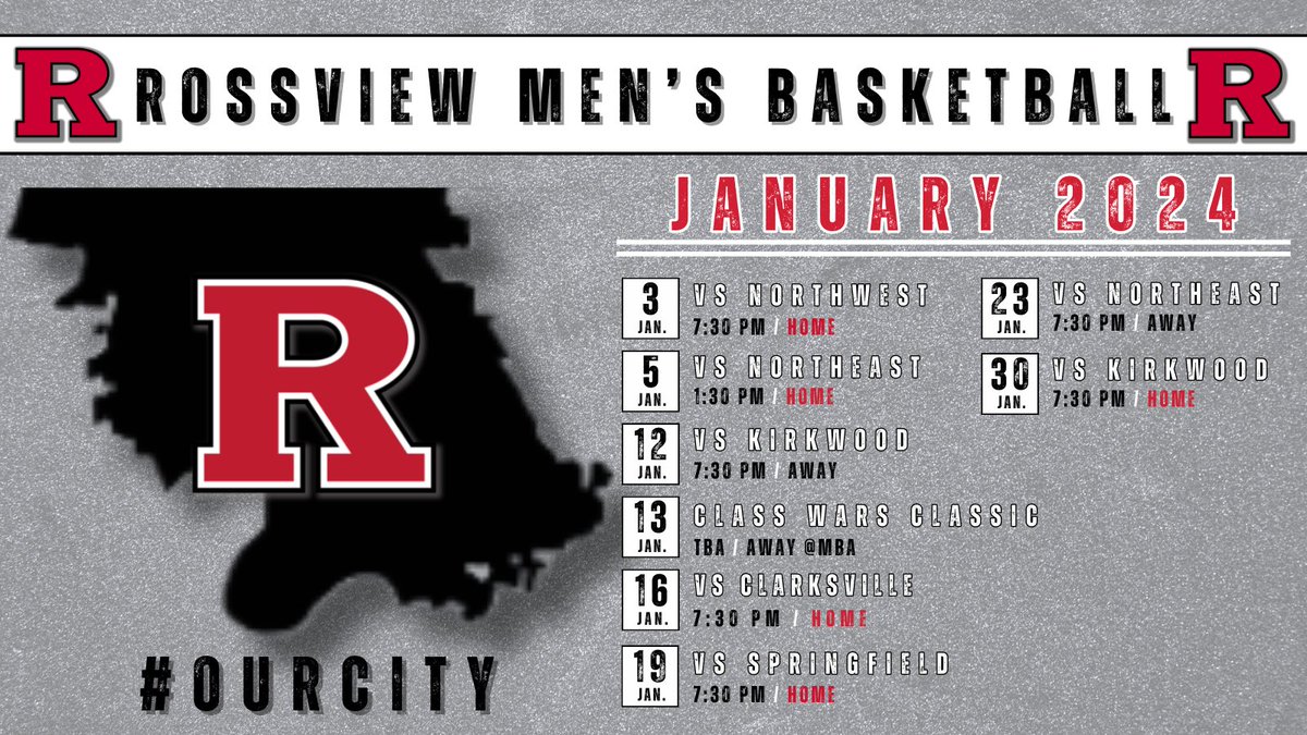 🗓️ January Schedule 🗓️

Come check out the Hawks in 2024 as we begin region and district play. 2023 was good to us, join us in making 2024 better! #OurCity