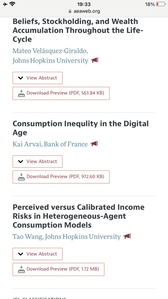 Researcher friends attending San Antonio #ASSA2024, welcome to drop by our session on wealth and consumption inequality. Looking forward to chatting about research ideas.