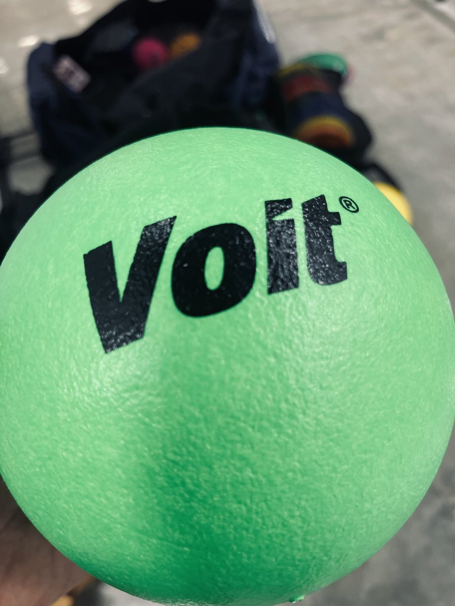 Such a simple piece of equipment that can be utilized in so many effective ways for different games and activities! The Voit Tuff foam ball is great for building teamwork, fitness, and cooperative strategies! Thank you <a href="/OPENPhysEd/">OPEN Phys Ed</a> and <a href="/drkrauseashley/">Ashley Ballew Krause</a> for the great training today!