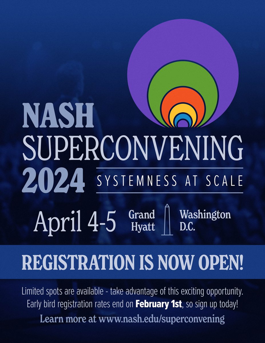 NASH_EDU's tweet photo. Registration is now open for NASH Superconvening 2024.

Limited spots are available - take advantage of this exciting opportunity. Early bird registration rates end on February 1st. Sign up today!
https://t.co/aerLS8uOn6 https://t.co/PaW0dskhXu
