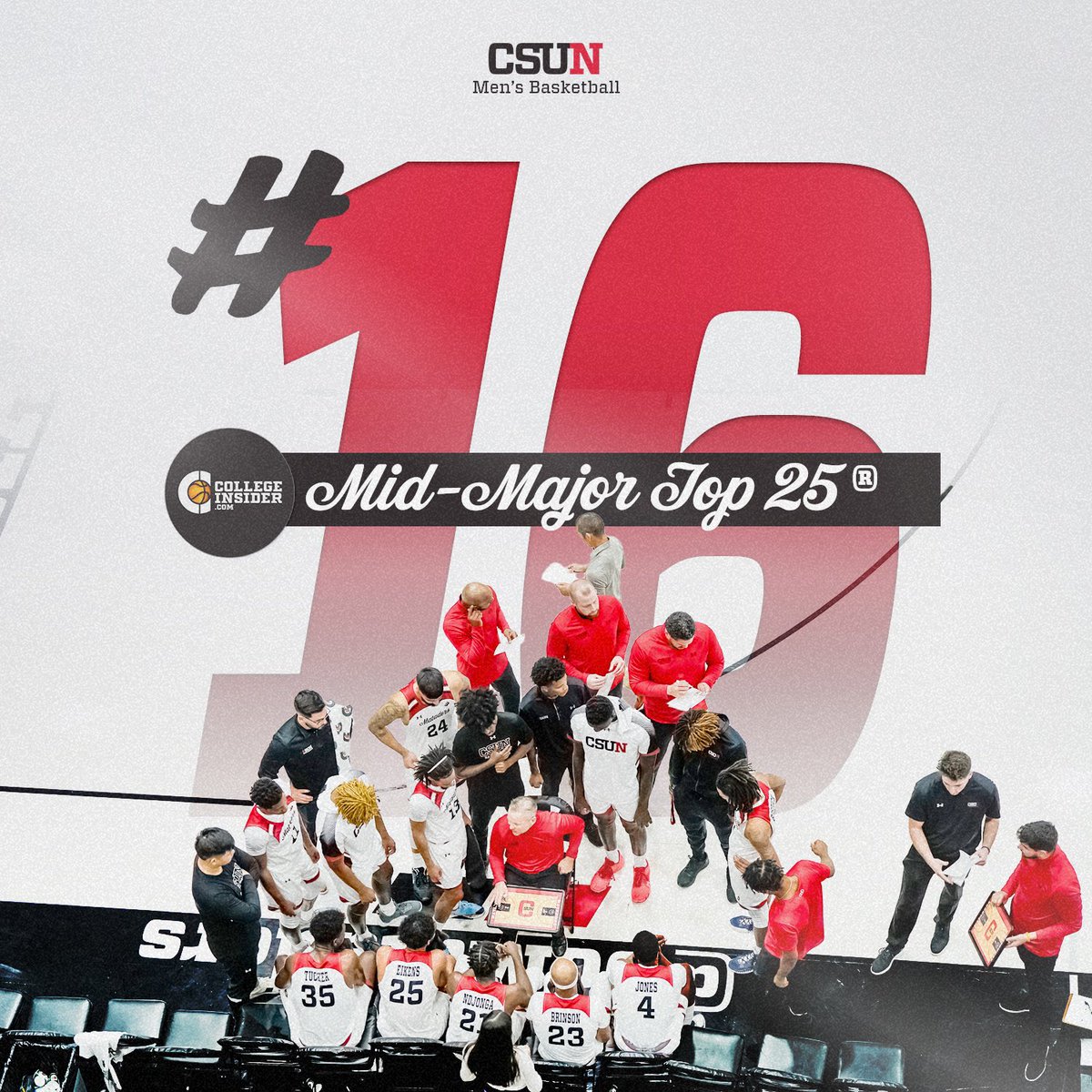 CSUNMBB's tweet image. The squad was ranked #️⃣1️⃣6️⃣ in the latest @collegeinsider Mid-Major Top 25. 

#GoMatadors