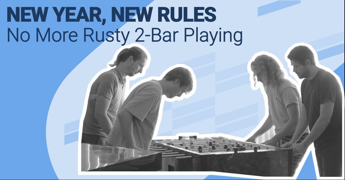 Time to shake off the festive flab and get these foosball ⚽ skills back on point. The boys are feeling like a rusty 2-bar player &amp; a bit out of shape but soon enough the office competition 🏆 is on.

Lune Digital - Build your dreams

#FoosballComeback ficeBreaks #SkillBuilding