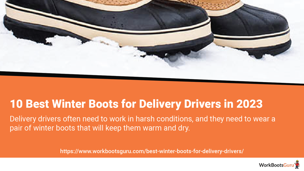 10 Best Winter Boots for Delivery Drivers in 2023

Delivery drivers often need to work in harsh conditions, and they need to wear a pair of winter boots that will keep them warm and dry.

Read more: workbootsguru.com/best-winter-bo…

#WorkBoots #SafetyFootwear #Workwear #WorkBootLife