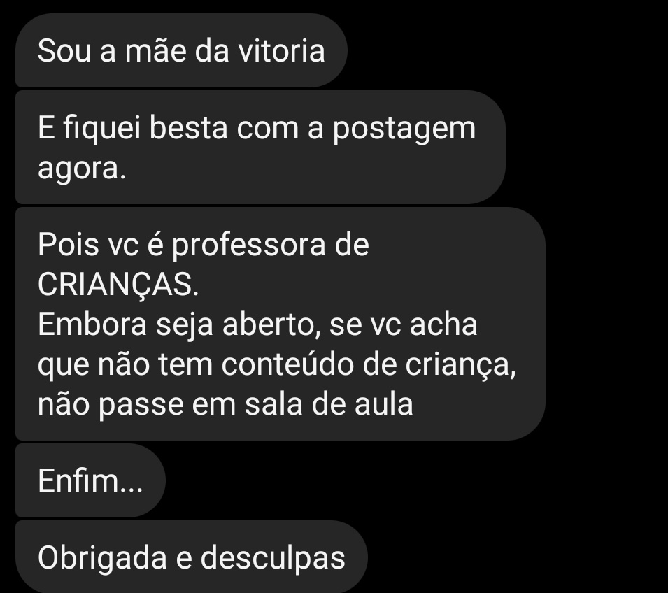 milicrente's tweet photo. mulherrrrr eu devo ser uma RAPARIGA pra dia 03 de janeiro ter que lidar com isso 

serasse um médico, engenheiro ou advogado recebem esse tipo de mensagem ou somente professores estão AMALDIÇOADOS a isso ??? https://t.co/NR0LvZcFp4