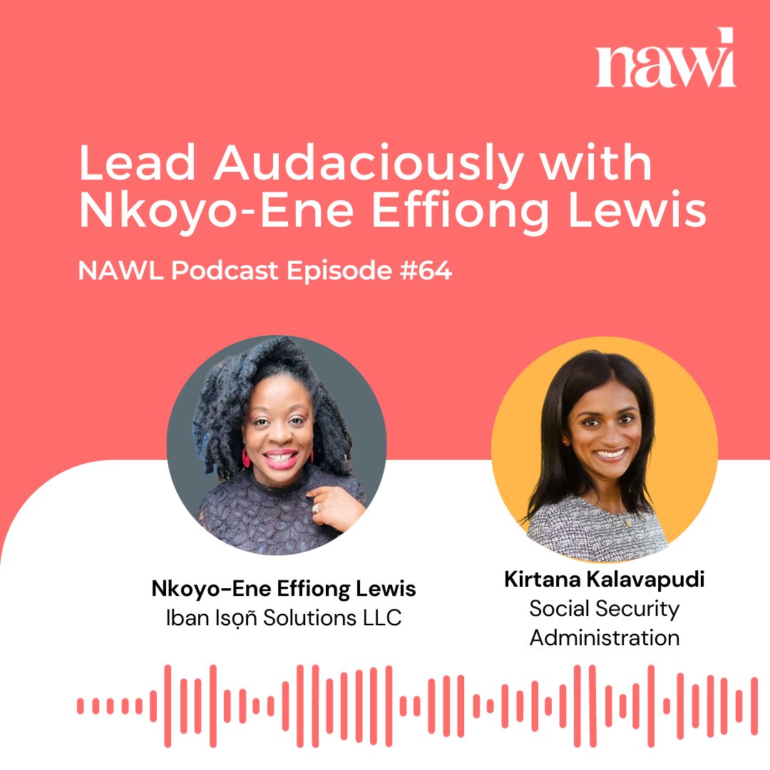 Listen to the latest #NAWLPodcast on how to #LeadAudaciously! Listen here: nawl.org/podcast

You can also find their conversation featured in an article in the most recent issue of the #WomenLawyersJournal here:
nawl.org/women-lawyers-…

#NAWLWomeninLaw #Podcast